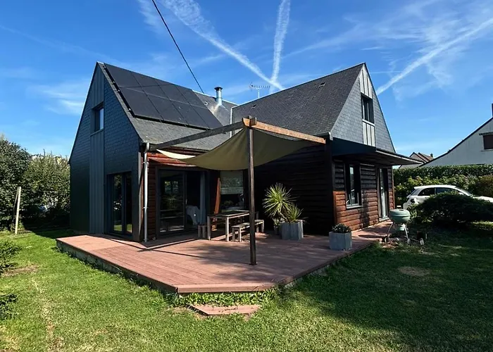 Feriehus Grande Maison En Bois Eco-responsable Proche De La Saint-Germain-sur-Ay